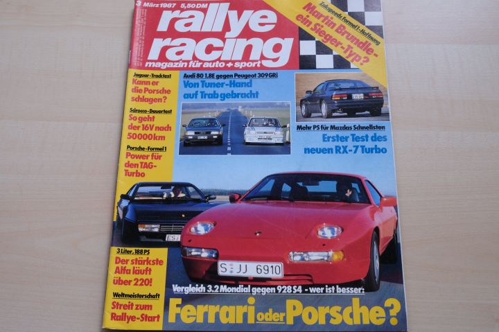 Deckblatt Rallye Racing (03/1987)
